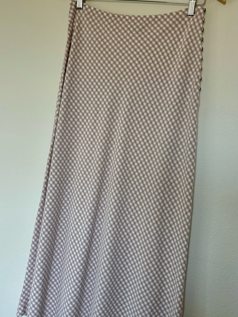Urban Outfitters Pink Gingham Maxi Skirt - Picture 7 of 7